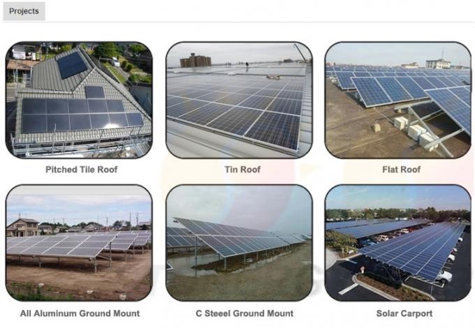 Structure Aluminum Great VIP Railing System Mounting Solar Panel Solar ...
